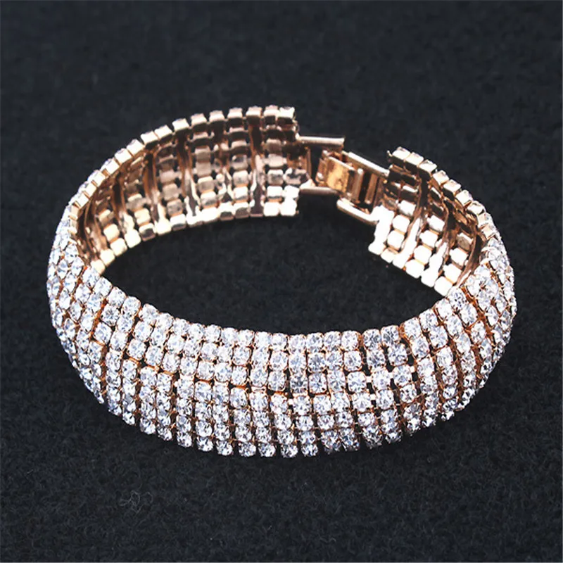 

Newest Individuality Charm Imitated Crystal Bangles & Bracelets Jewelry Accessories Wholesale