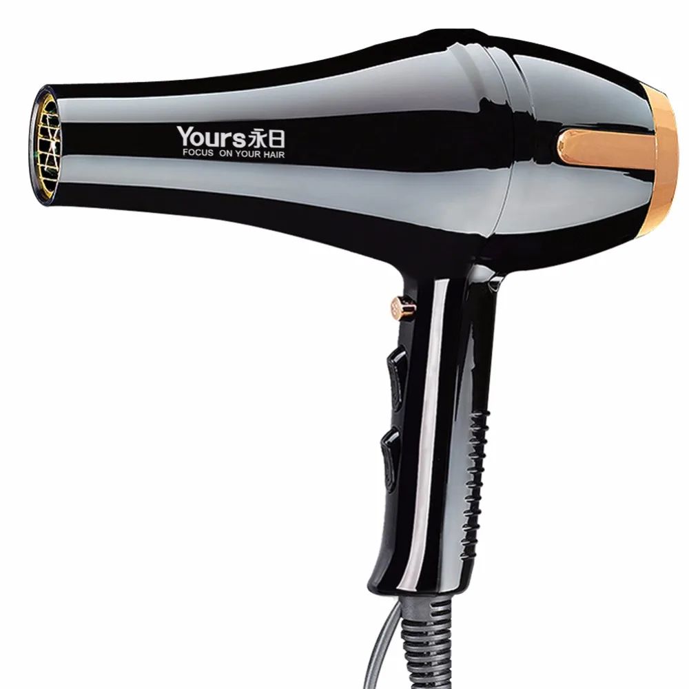 Yours Hair Dryer 3 temperature 2 speeds Household 2000w Blow Dryre with
