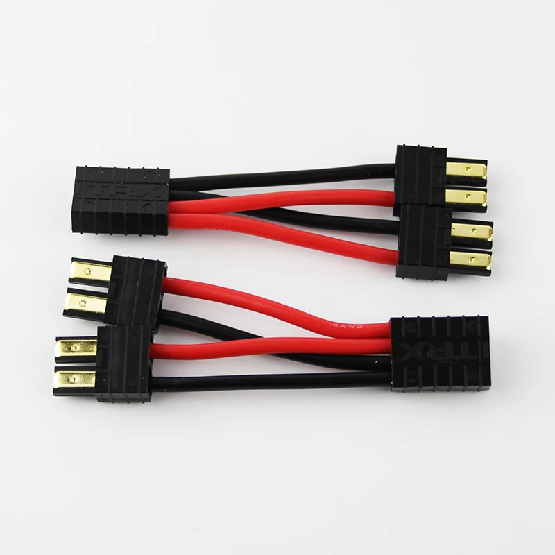

TRAXXAS 1 to 2 Adapter Plug Connector Parallel Cable leads Extension for RC Car Lipo Battery