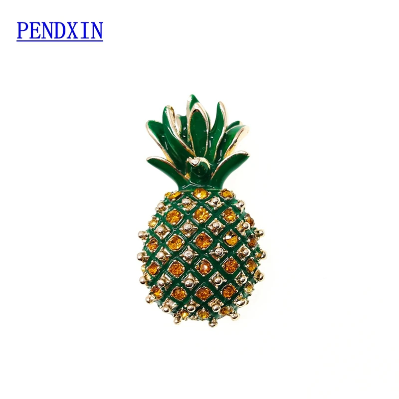 

new alloy rhinestone and pineapple four seasons fashion brooch needle