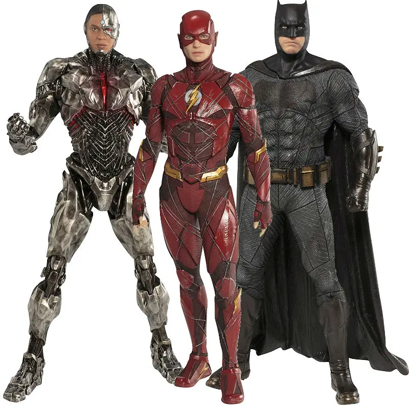 Фигурка DC Comics из фильма Лига Справедливости: Бэтмен киборг флэш Artfx + статуэтка