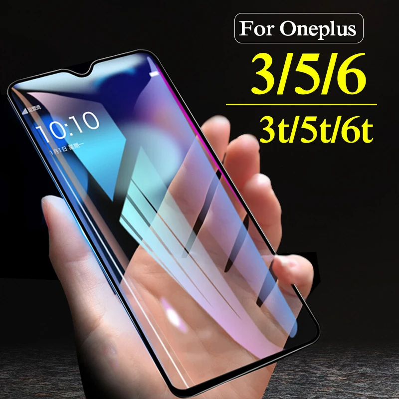 One plus 3 5 6 tempered glass for oneplus 3t 5t 6t protective film full cover screen protector 2.5d 9h glas tremp protection | Мобильные