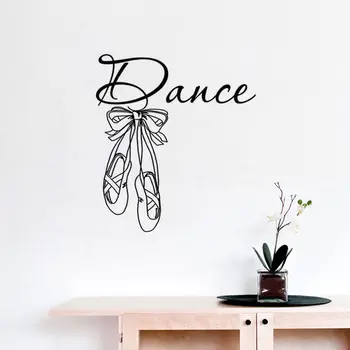 

Dance Wall Decals Sticker BALLET SHOE WALL STICKER Dance Studio Wall Sticker