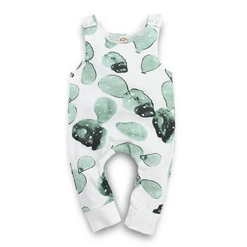 

2019 New Baby Girls Rompers Cactus Print Boys Jumpsuit 0-12M Newborn Bebe Onesies Baby Girls Clothes
