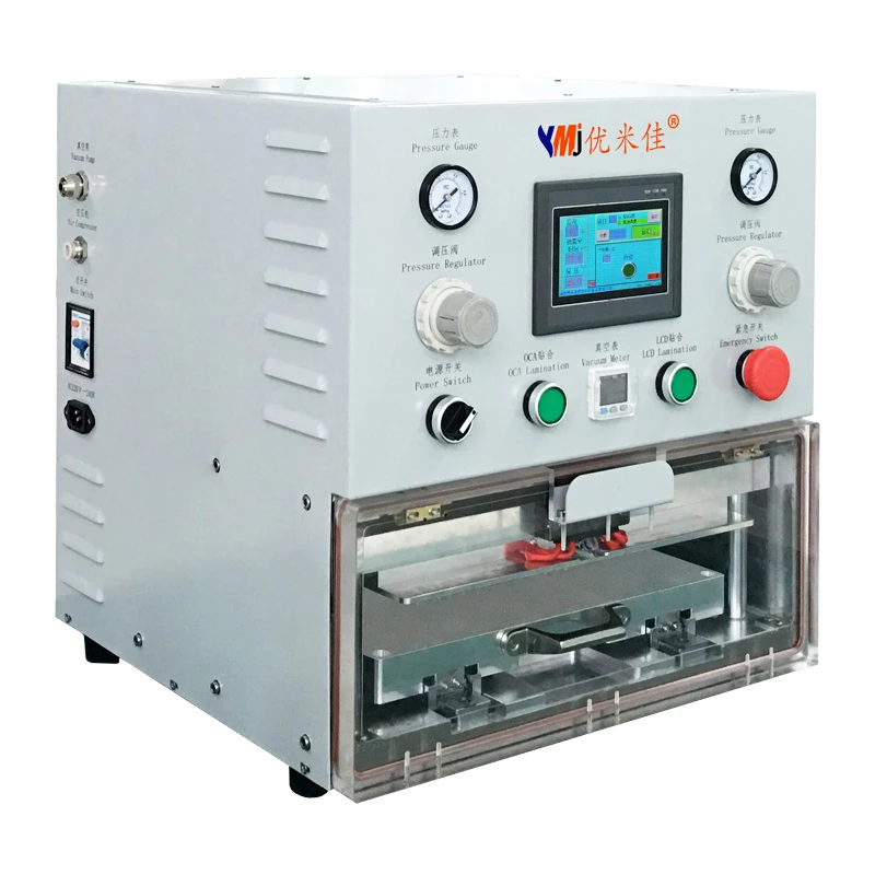 YMJ Big Size 13 inches Universal oca laminating machine LCD Laminator For iPad Samsung Edge Curve S