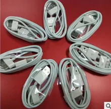 50pcs 100% Best quality 30pin 144 Fabric woven usb data sync charger cable cord line for apple ipad 2 3 for iphone 4 4g 4s