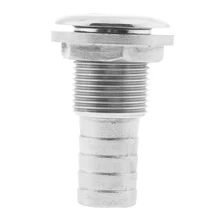 316 Класс Нержавеющая сталь через корпус Фитинг 3/4 дюйма штуцер для шланга-морской/лодка яхта аксессуары