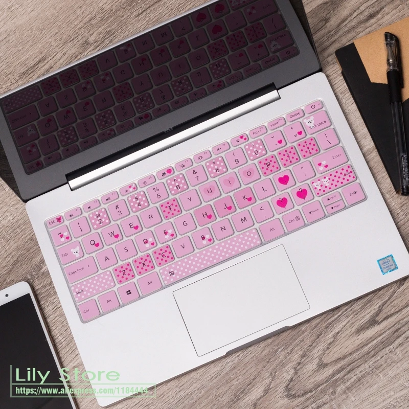 Силиконовый чехол для клавиатуры Xiaomi Air 12 2017 защитный Mi Notebook 5 дюймов|Чехлы