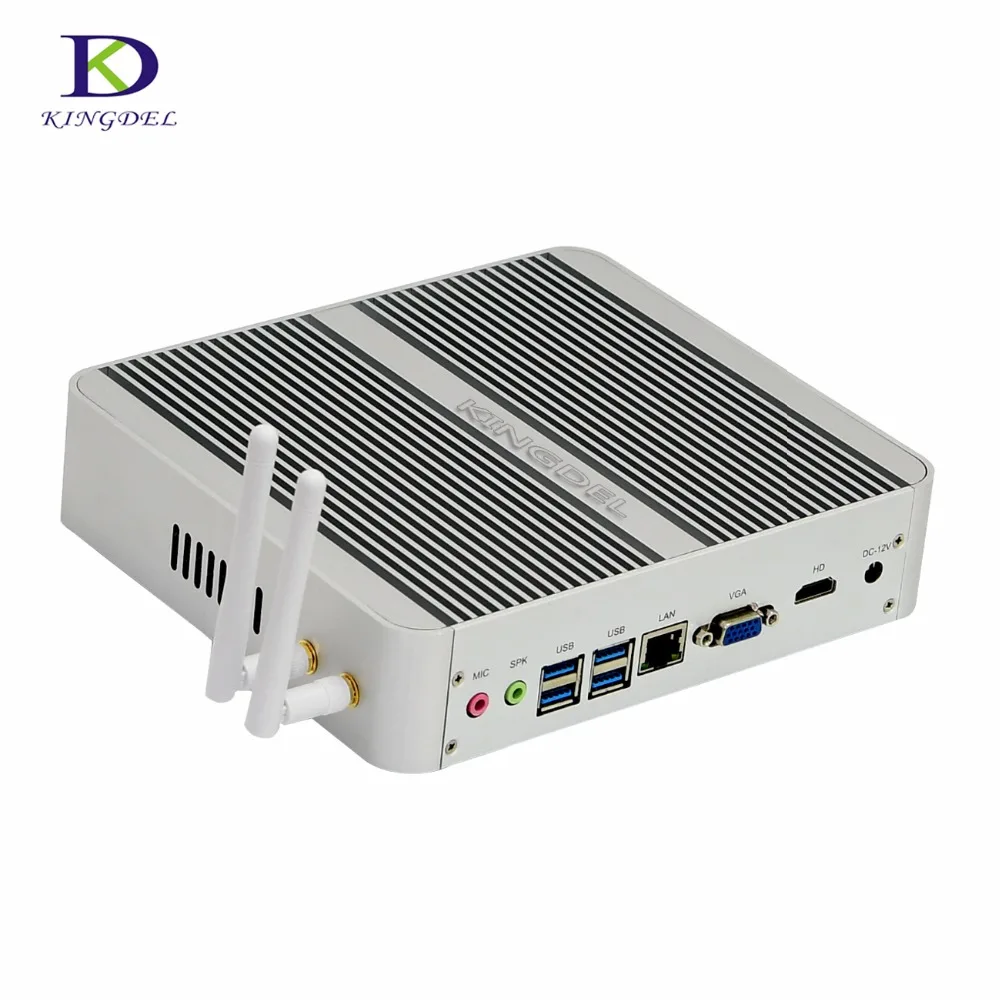 Kaby Lake Core i5 7200u NUC Мини-ПК Оконные рамы 10 HDMI + VGA Мини-ПК i5 мини-компьютер 4 К HTPC 16 г Оперативная память 256 г без вентилятора неттоп pc