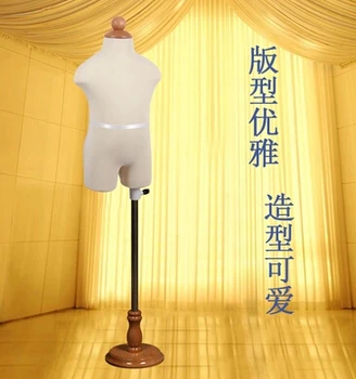 

5-6 year children mannequin body for clothes,maniquis para ropa, Manikin Kid Dresses Display+Round base one piece M00043