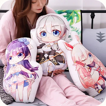 

College cushion anime plush toy Q version eight heavy cherry lightning double-side pillow gift