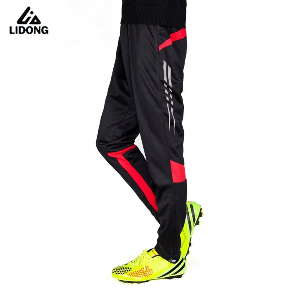 New Men Running Pants Football Soccer Training Pant Active Jogging
