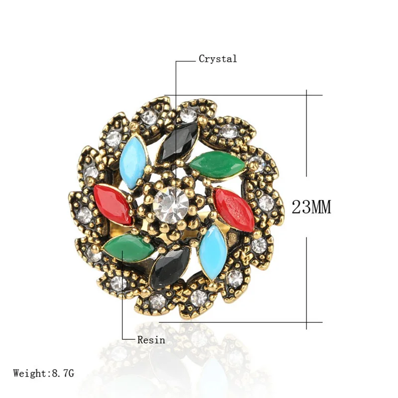 Fashion-Jewelry-Ring-Gold-Color-Vintage-Style-Colorful-Resin-Austrian-Crystals-Round-Windmill-Shape-Rings-For (1)