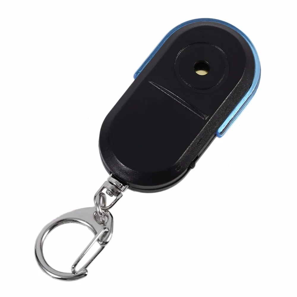 Устройство для поиска ключа брелок для ключей с локатором со Звуком Свистка с светодиодный мини-датчиком Анти-потери ключа