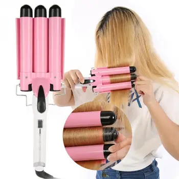 

25mm Professional Three Barrels Hair Curler Ceramic Waver Hairstyle Tools