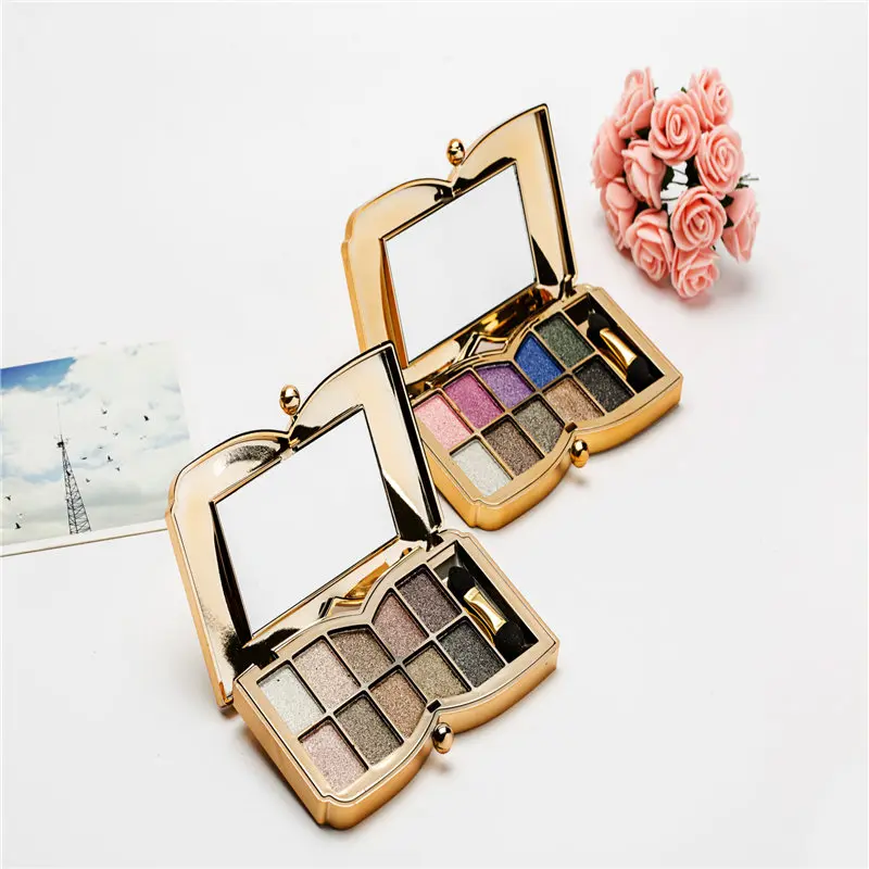 

Hot 10color Diamond Bright Colorful Eye Shadow Palette Shining Mineral Glitter Eyeshadow Fluorescence Shine Gloss