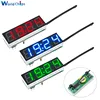 3 in 1 Diy Digital Clock Temperature Voltage Kit DS3231SN 5-30V DC diy electronic Red Blue Green LED Clock Module For Arduino ► Photo 1/6