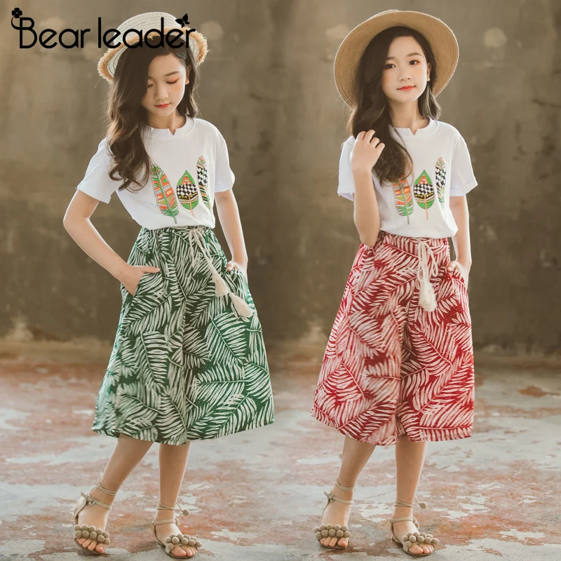 Bear Leader/костюмы для девочек подростков праздничный комплект детской одежды