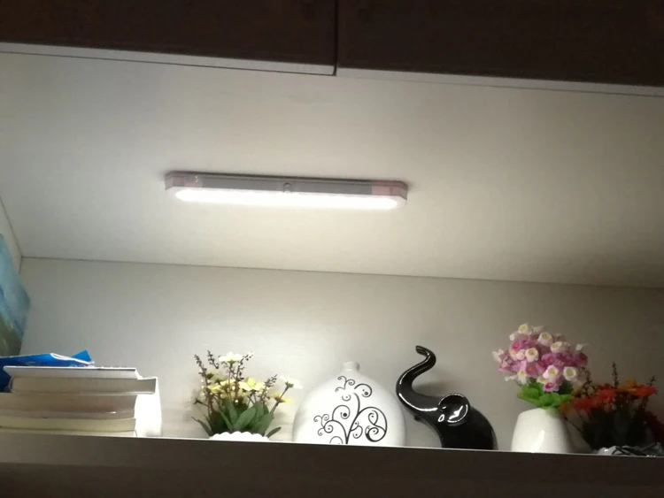 Беспроводной 14 светодиодный инфракрасный датчик движения из PIR Ночной светильник под шкаф светильник шкаф гардероб кухня ночник батарея