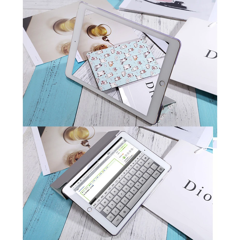 Чехол с рисунком кота из мультфильма для нового iPad Air 1 2 9 7 2017 Mini 3 4 Capa Coque +