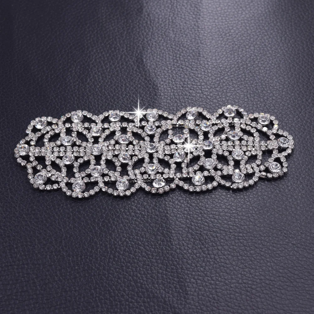 Rhinestones appliques for wedding dress (4)