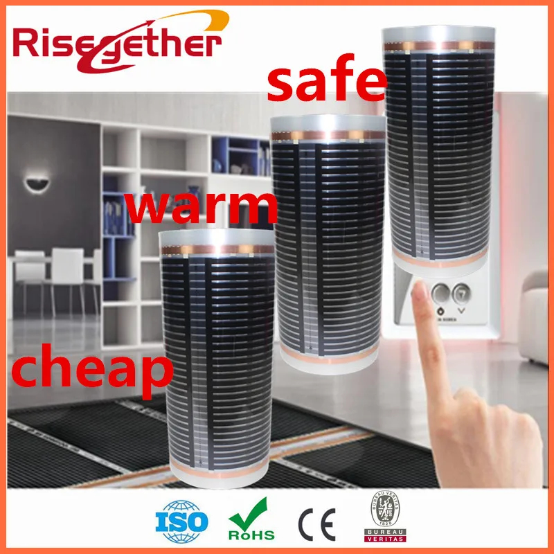 TO Netherlands 50 Square Meters 150W/M2 PTC Infrared Floor Heating Film