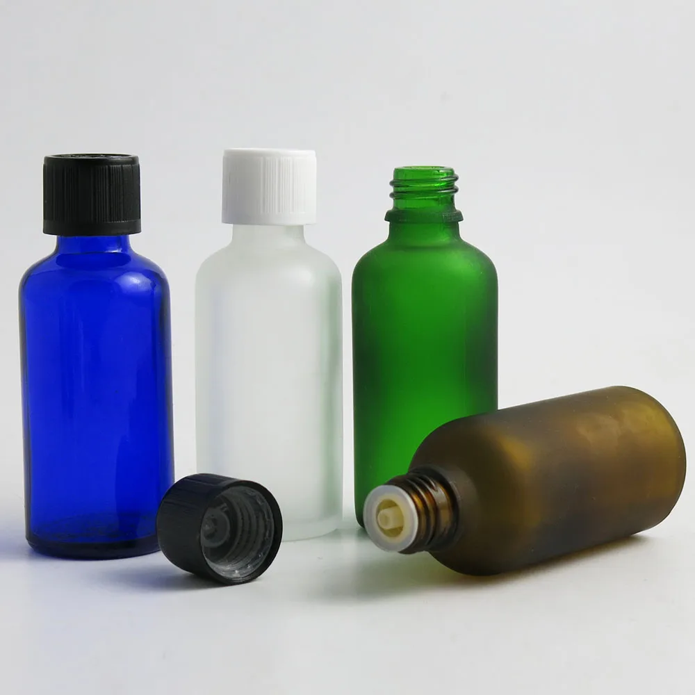 360x50 мл эфирное масло Портативный зеленый/Clear/коричневый/бутылка синее стекло с Пластик Кепки для жидкий реагент бутылочка с пипеткой