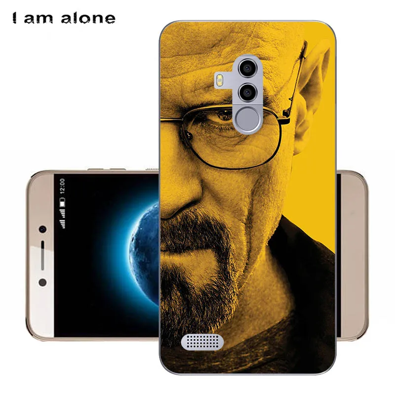 Чехол для телефона I am alone для Leagoo T8s 5,5 дюйма, мягкий ТПУ мобильный Модный чехол с мультяшным принтом для Leagoo T8s, сумки - Цвет: Solf TPU W12