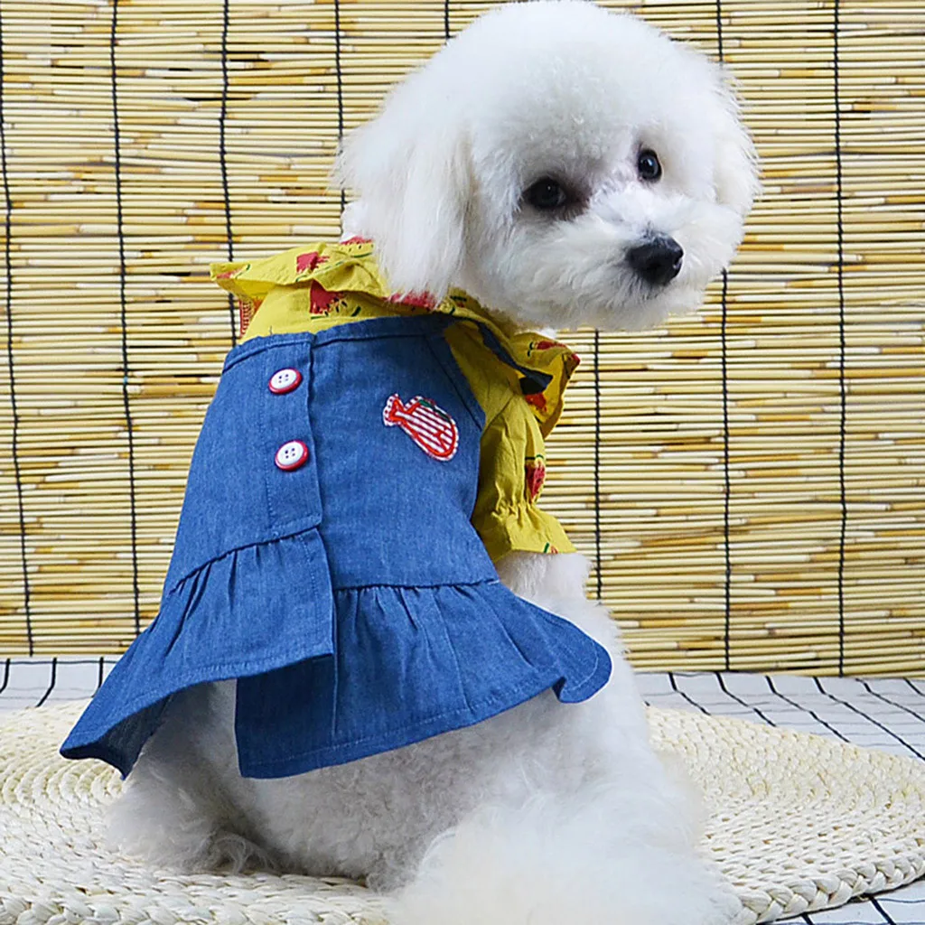 

Dog Dress Fashion Spring And Summer Thin Section Pet Asymmetric Princess Skirt For Dog Disfraz Perro Dress Dog Dogs Pet Clothes