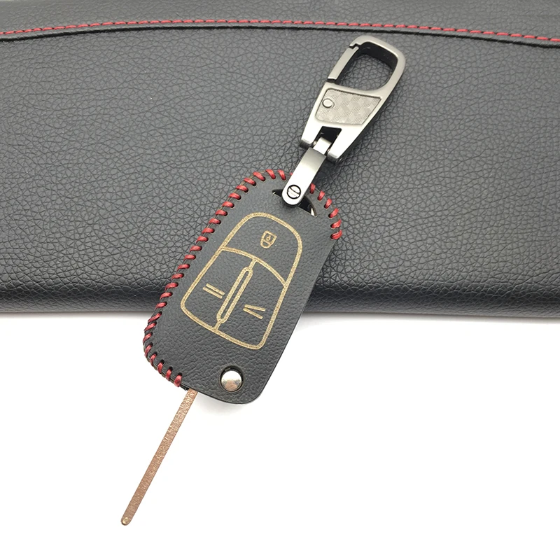 Кожаный флип-чехол для ключей автомобиля с дистанционным управлением для Opel Astra H J G Insignia Vectra C Corsa D Zafira B Signum Vauxhall 3 кнопки