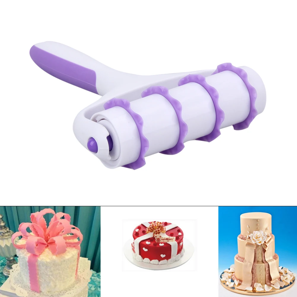 1 Set Cake Decorating Tool Top Fondant Strip Ribbon Cutter
