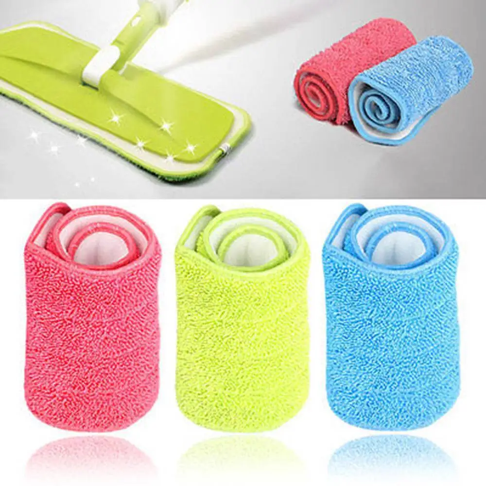 1pcs Replacement Microfiber Washable Spray Mop Dust Mop Household Mop Head Clean  Spray Mop Wet Dry Microfiber Cleaning