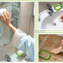 Розничная упаковка Лидер продаж Новинка O2 Форма Мыла, как Многофункциональный Губка ПВХ мыльница использовать в ванной продукта