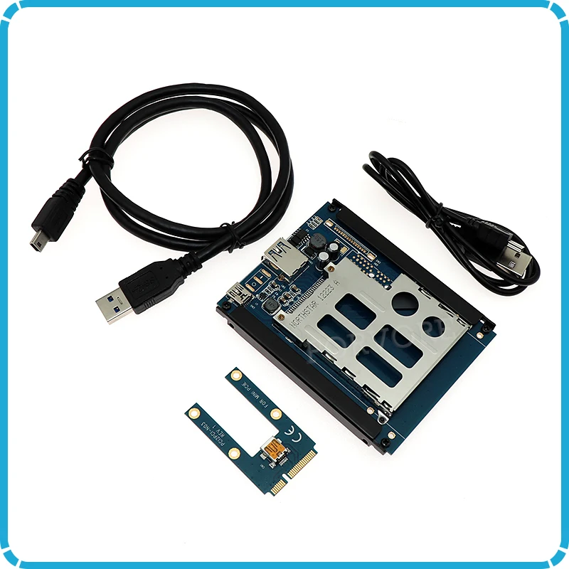 Мини адаптер PCIe USB 2 0 для ExpressCard 54 / 34 slot PCI express Mini Card To Express Converter Reader|Платы