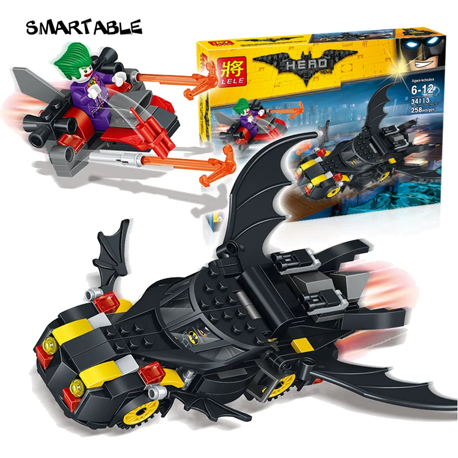 

Smartable Batman Building Block The Joker's provocation 34113 Figure Bricks toys Compatible legoeds Batman movie gift