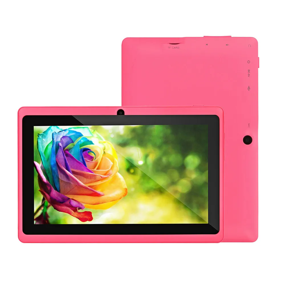 Fashion 7Inch MP4 Player Google Android 4.4 System Quad Core 512M+8GB Dual Camera Touch Screen Gift For Kid
