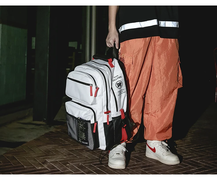 Большой Вместительный мужской рюкзак bf, Студенческая сумка, многослойный рюкзак для путешествий, женский рюкзак для компьютерной упаковки, одежда, рюкзак