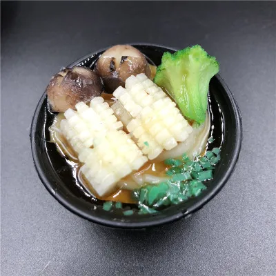 5*2,6 см имитация магнитов на холодильник 3D миниатюрный Ramen DIY магнитные наклейки на холодильник аксессуары для украшения дома - Цвет: vegetables ramen