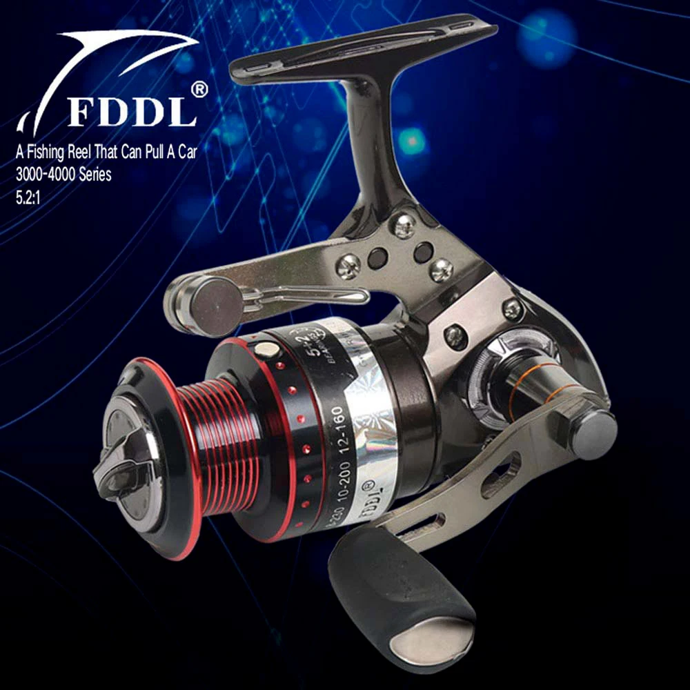 

2016 New Arrival 5+2BB High Quality Metal Spool Spinning Fishing Reel Fish Wheel Freshwater/Saltwater 5.2:1