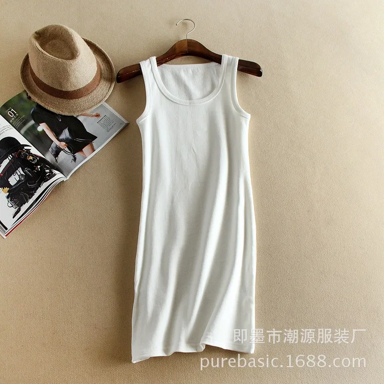 Little Long Cotton Women Sexy Soft Tank Tops Solid Sleeveless Vest,Camisole Vest Top Cropped for Ladies woman