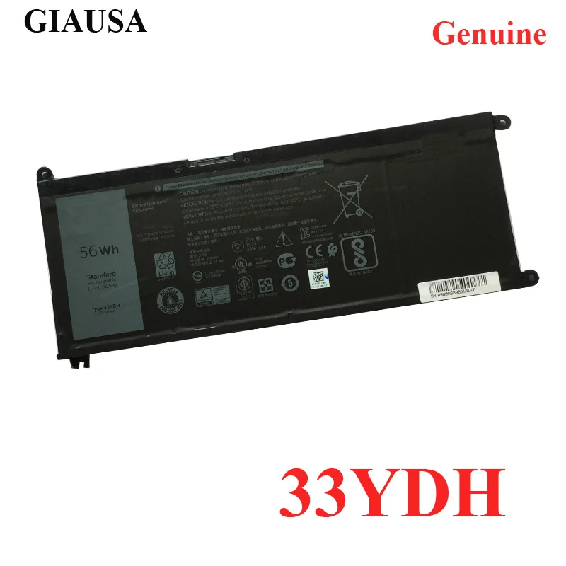 15 2 V 56WH 33YDH батарея для Dell Inspiron 17 7778 P30E серии Tablet 7779 PVHT1|Аккумуляторы ноутбуков| |