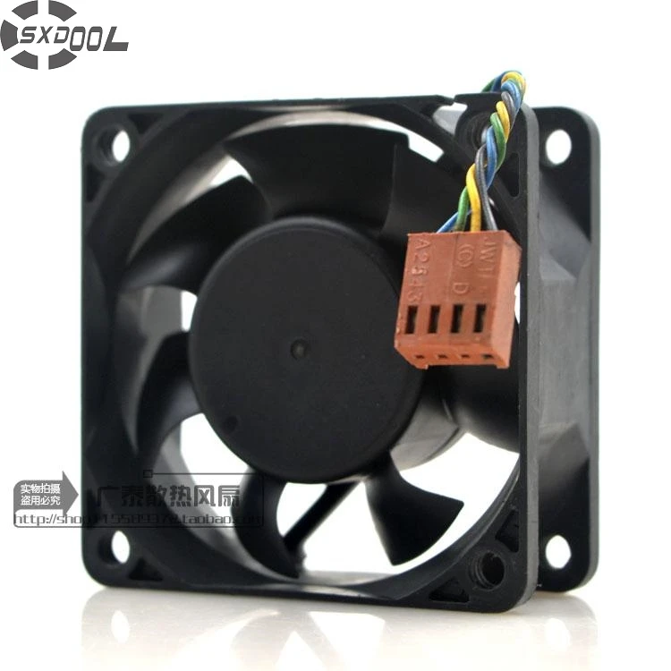 SXDOOL pwm fan 6025 PV602512ESPF 60mm 12V 0.35A 4Wire For HP 444306-001 DC7800 DC7900 USDT server Case axial Cooling Fans