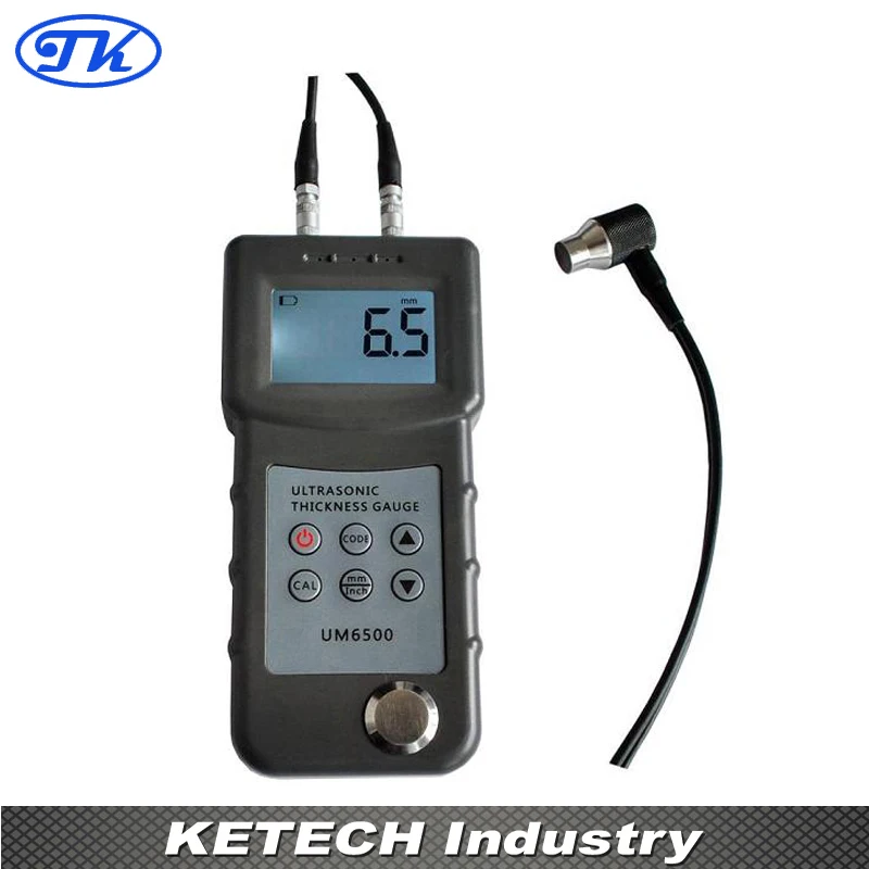  UM6500 Portable Digital Ultrasonic Thickness GaugeMetal Thickness Meter