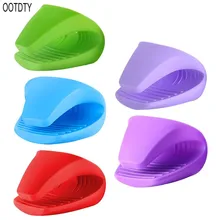 OOTDTY Silicone Kitchen Organizer Insulated Heat Pot Clips Microwave Oven Gloves Hot Plate Clip Anti-scald Thicken OOTDTY Silicone Kitchen Organizer Insulated Heat Pot Clips Microwave Oven Gloves Hot Plate Clip Anti-scald Thicken