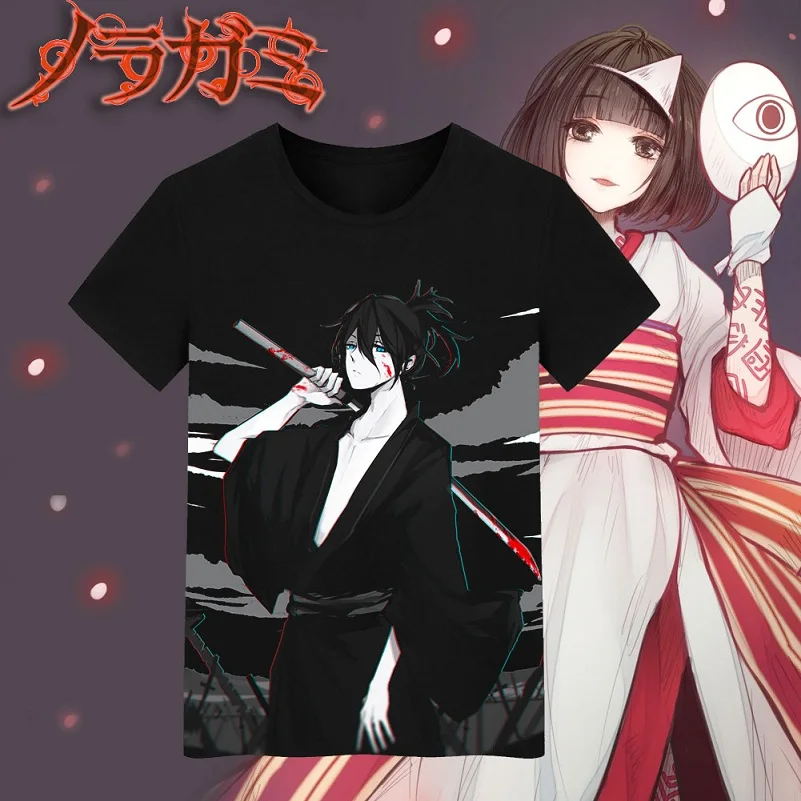 Высокое качество Q унисекс с рисунком из аниме Noragami Ято Iki Hiyori норы футболка