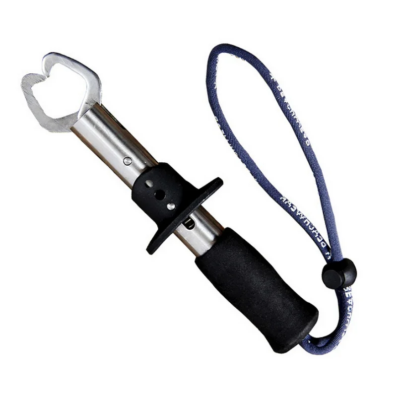 Stainless Steel Grabber Grab Tool Fish Grip Lip Trigger Lock Fishing