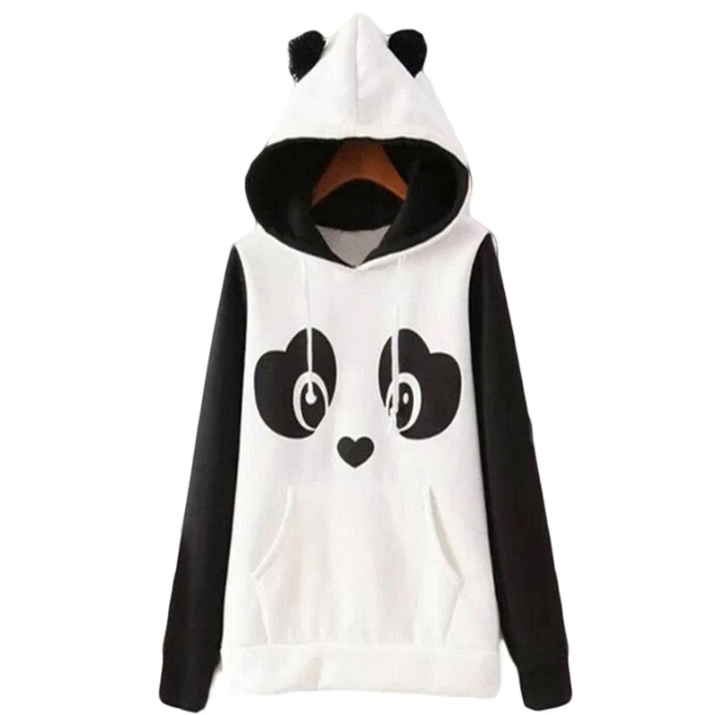 plus size panda hoodie