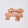 T2 copper row plate red copper row pure copper strip grounding copper strip thickness 3mm-8mm ► Photo 3/5