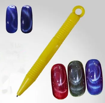 

New Arrive Nail Art Tool Magnet Pen for DIY Magic 3D Magnetic Cats Eyes Polish Manicure Gel 3D Tips Painting Dotting Magnetic