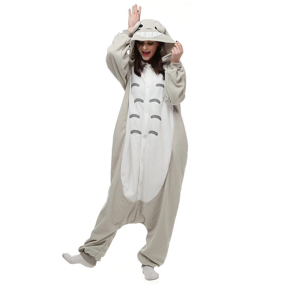 totoro desenhos animados onesies pijama halloween carnaval festa de máscaras roupas